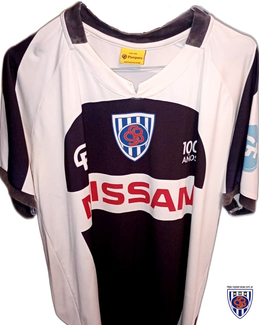 Camiseta arquero del centenario institucional de Sportivo Barracas.