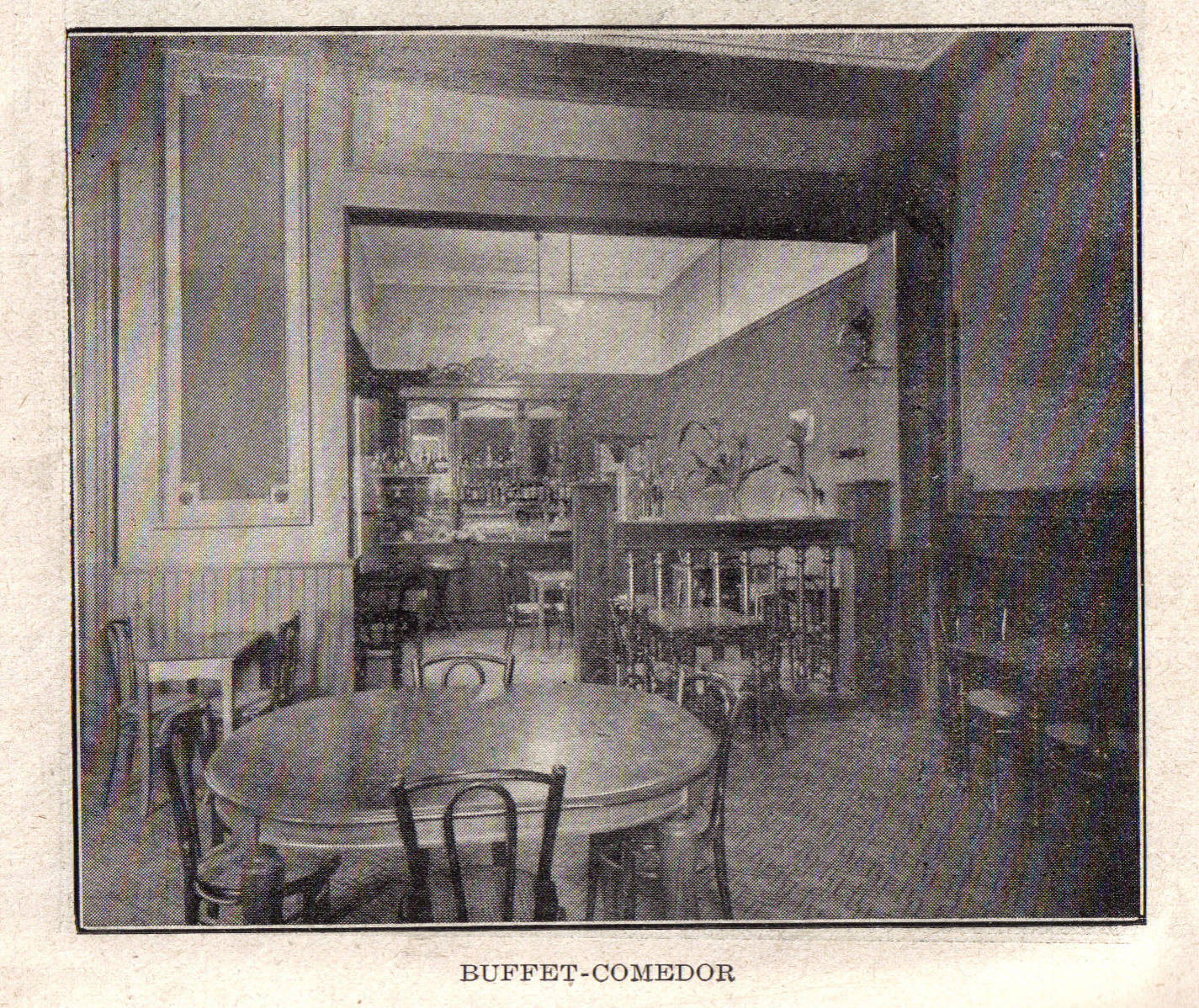 Buffet comedor histórico de la sede social de Sportivo Barracas