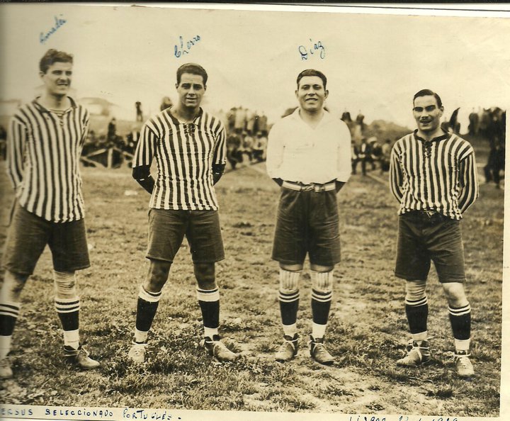 Partido en Lisboa durante la gira internacional de 1929